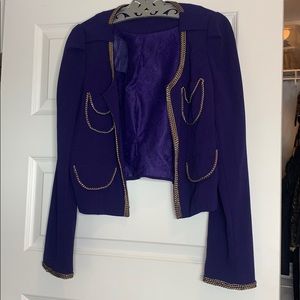 Gianni Binni Purple Blazer